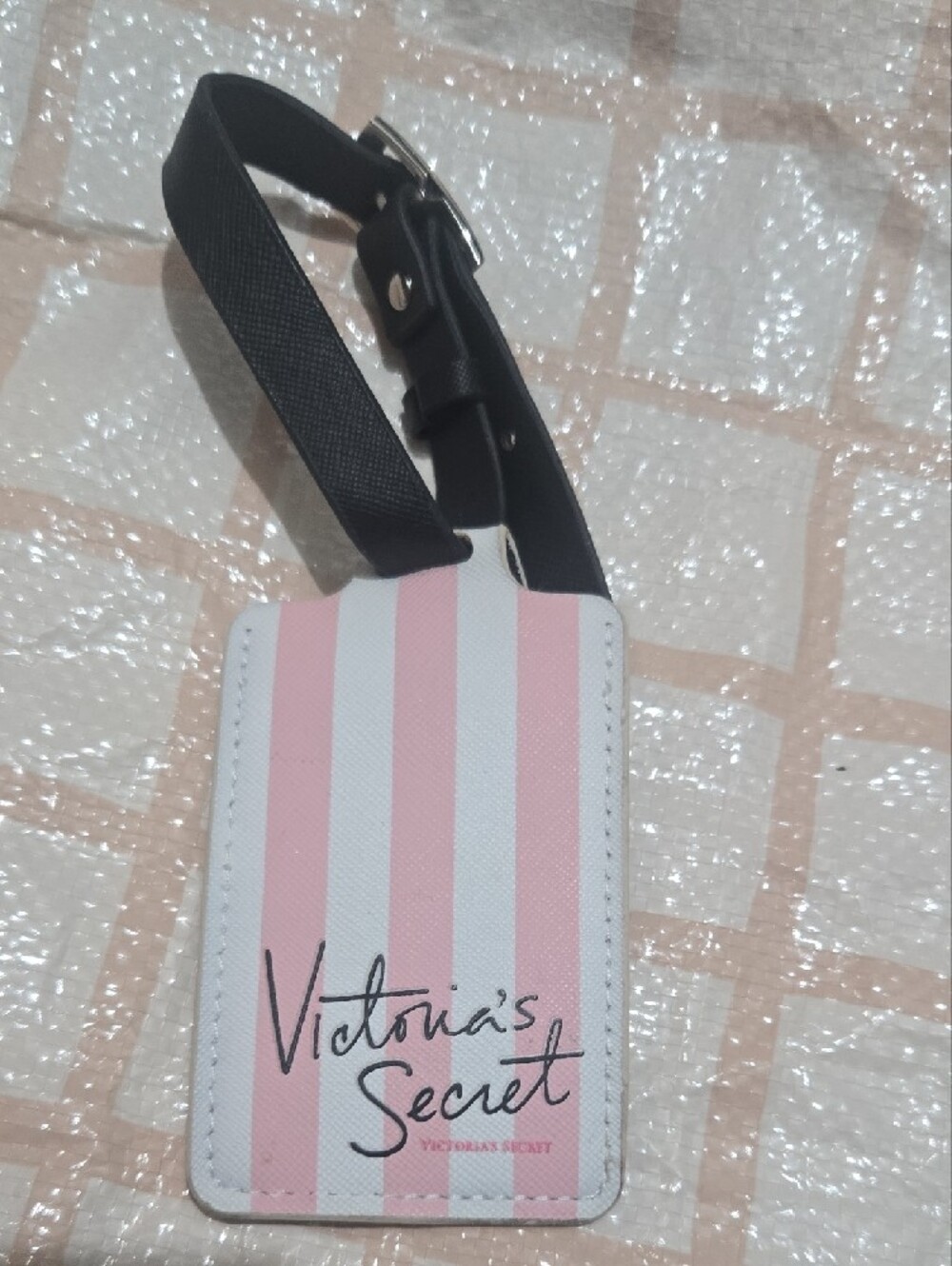 Victoria's Secret Pink & White Striped Travel Accessory Set - Picture 13 of 16